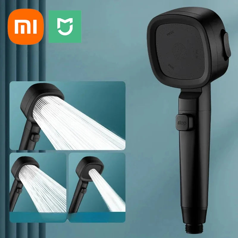 Xiaomi High Pressure Shower Head Water Saving 3-Modes Shower Heads Adjustable Water Massage Sprayer Bathroom Accessories