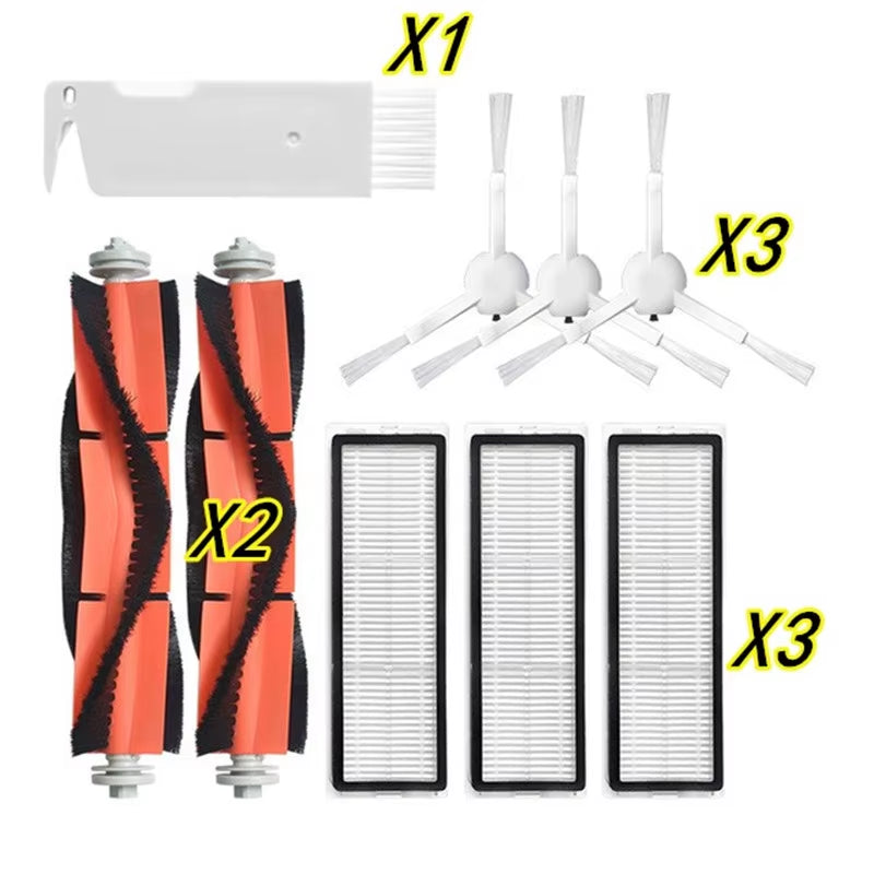 Certer Main Roller + Side Brush + Hepa Filter + Mopping Cloth for Xiaomi 1C 1 C Sweeper Robot Vacuum Mop Mijia C1 Accessories