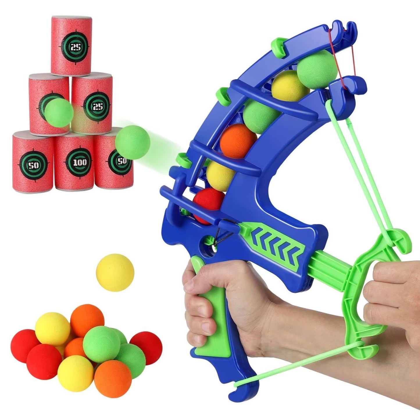 Montessori Throw Sport Slingshot Target Sticky Ball Dartboard Basketball Board Games Educational Children'S Outdoor Game Toy