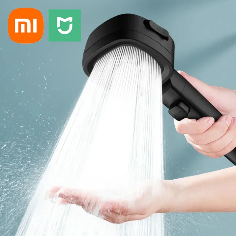 Xiaomi High Pressure Shower Head Water Saving 3-Modes Shower Heads Adjustable Water Massage Sprayer Bathroom Accessories