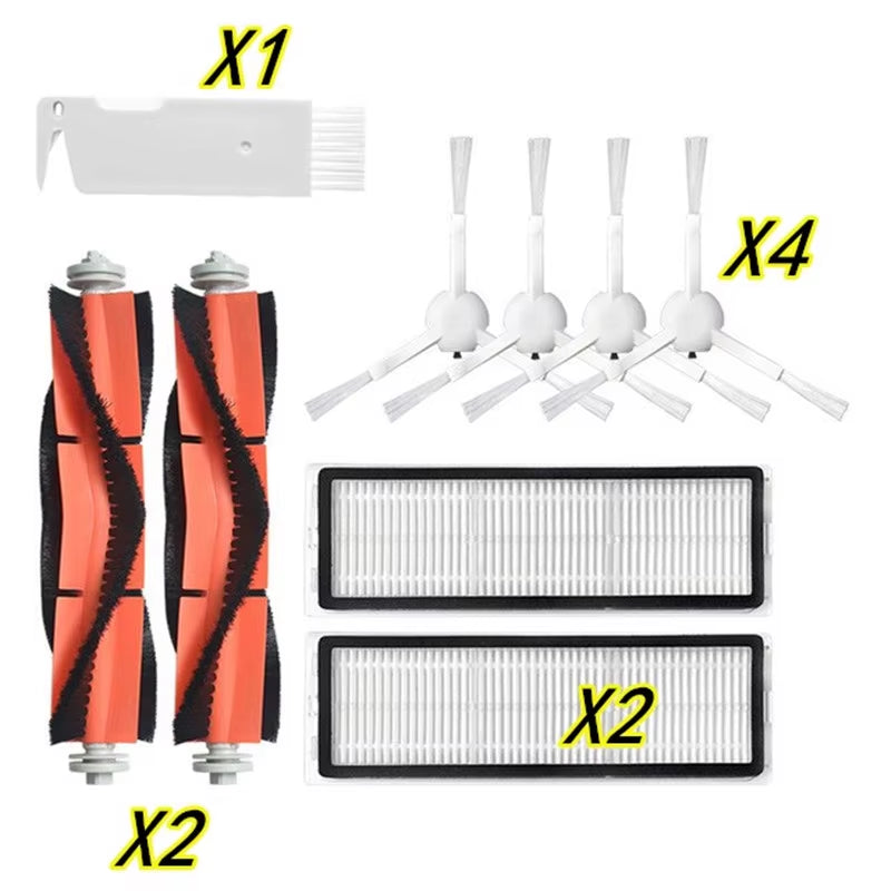 Certer Main Roller + Side Brush + Hepa Filter + Mopping Cloth for Xiaomi 1C 1 C Sweeper Robot Vacuum Mop Mijia C1 Accessories