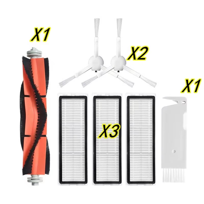 Certer Main Roller + Side Brush + Hepa Filter + Mopping Cloth for Xiaomi 1C 1 C Sweeper Robot Vacuum Mop Mijia C1 Accessories