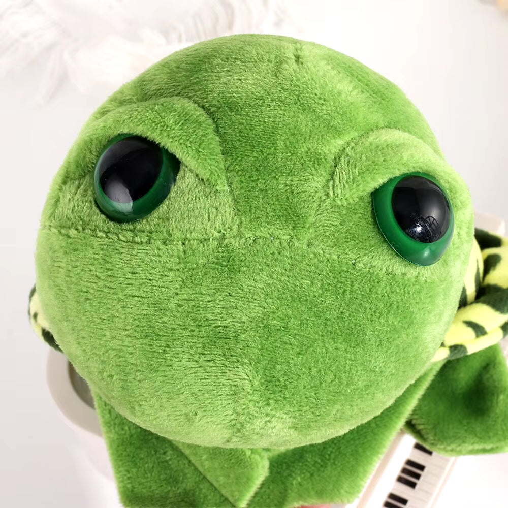 1 Pcs Turtle Plush Toy Big Eye Green Plush Doll Stuffed Animal Turtle Toys