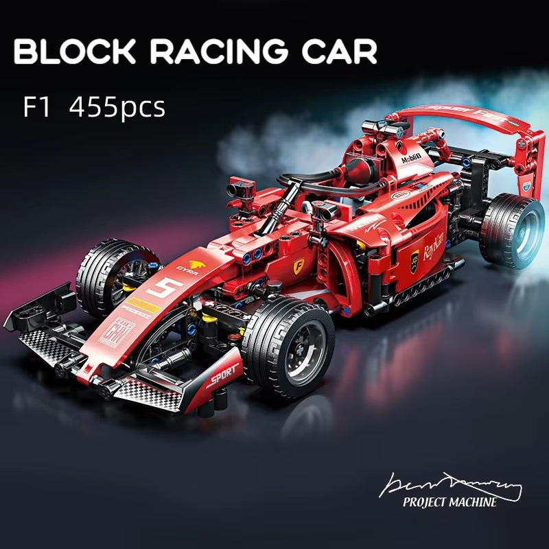 F1 RC Race Cars Building Sets MOC Remote Control Car Building Blocks Car Cool Collectible Model Car Kits Building Toys