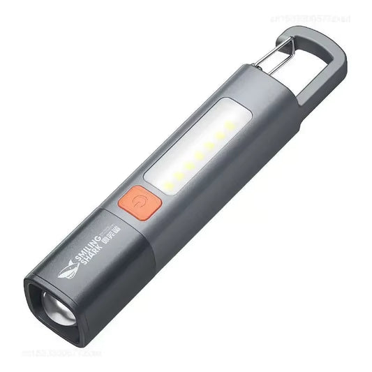 Xiaomi USB Charging LED Flashlight 3 Modes Portable Strong Light Zoom Torch Outdoor Camping Lamp Lantern Waterproof Flashlights