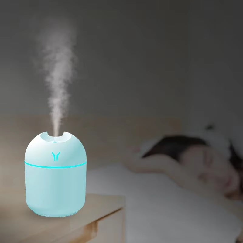 250ML Mini Aroma Oil Diffuser USB Essential Oil Atomizer Electric Air Humidifier with LED Night Lamp for Home Car