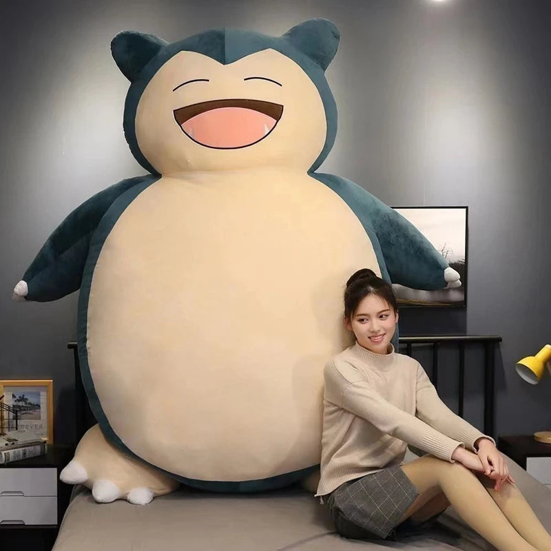 200/150Cm Giant Snorlax Plush Pokemon Plush Toys Kawaii Soft Snorlax Leather Shell Plushie NO Filling Pillow Gifts for Children