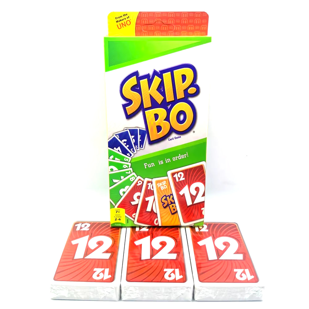 FLIP! Board Game :SKIP BO Cards Pokemon Pikachu Card Game Multiplayer  Card Game Family Party Games Toys Kids Toy