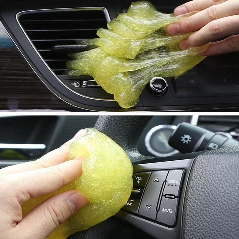 Newauto Car Cleaning Pad Glue Powder Cleaner Magic Cleaner Dust Remover Gel Home Computer Keyboard Clean Tool Car Cleaning