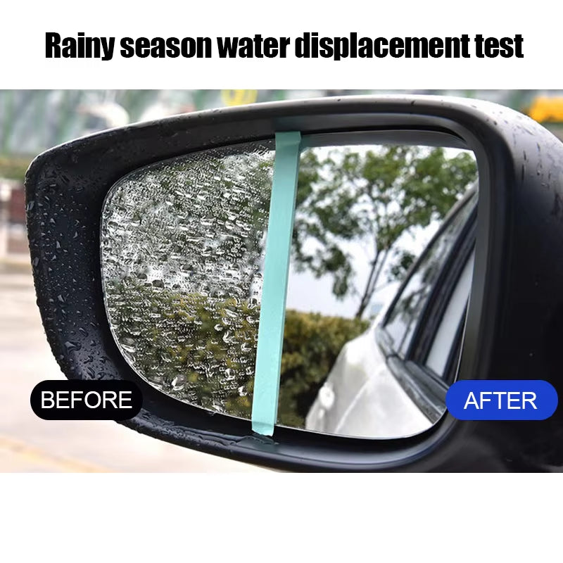 Car Glass Anti-Rain Water Spray Repellent Nano Coating Hydrophobic Waterproof Agent Oil Film Removing Auto Glass Film Agent