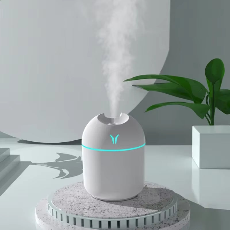 250ML Mini Aroma Oil Diffuser USB Essential Oil Atomizer Electric Air Humidifier with LED Night Lamp for Home Car