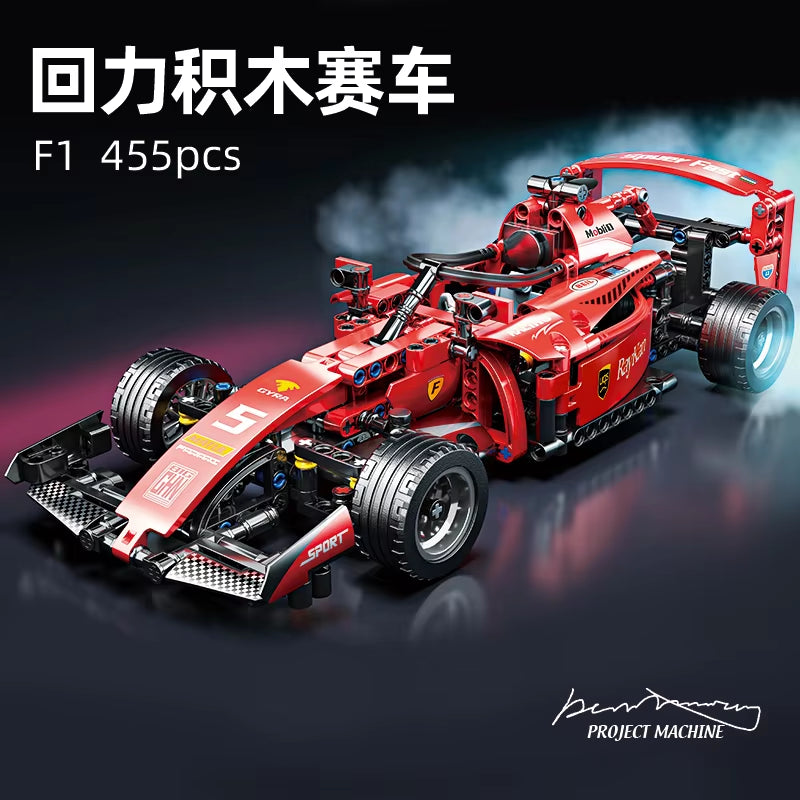 F1 RC Race Cars Building Sets MOC Remote Control Car Building Blocks Car Cool Collectible Model Car Kits Building Toys