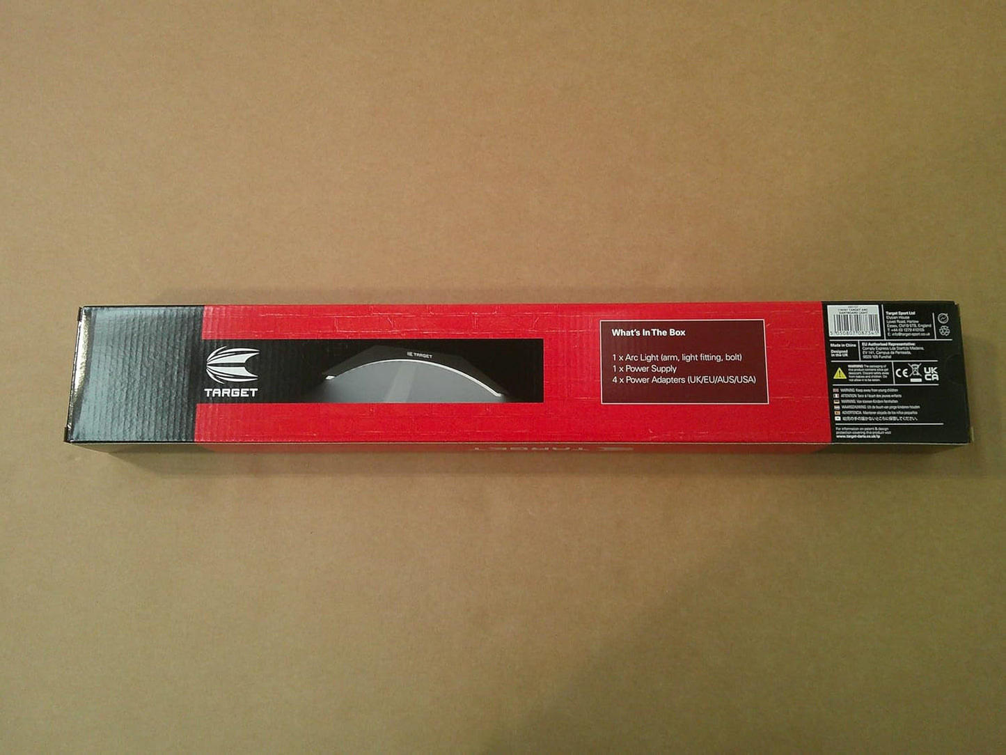 LED Dartboard Light - Bright Dart Board Lighting | Extra Long 3M Cable | Securely Fits All Dart Boards | Easy Assembly | Professional Darts Accessories