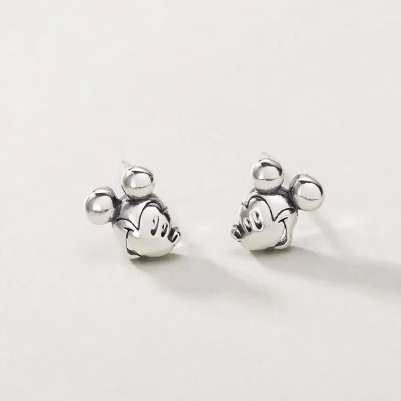 Kawaii Mickey Stud Earrings for Girl Anime Toy Jewelry Accessories Cartoon Stitch Earrings Jewelry Gift for Women Kids