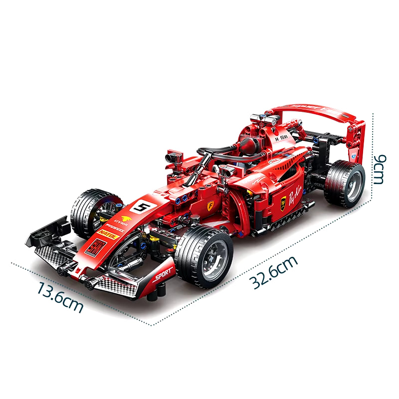 F1 RC Race Cars Building Sets MOC Remote Control Car Building Blocks Car Cool Collectible Model Car Kits Building Toys