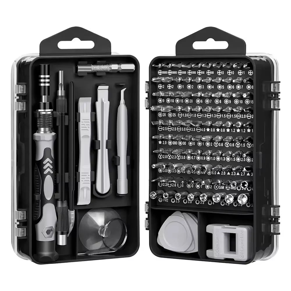 NEW Precision Screwdriver 115-In-1 Set Multifunctional Professional Repair Tool with 98Pcs Magnetic Suitable for Various Repairs