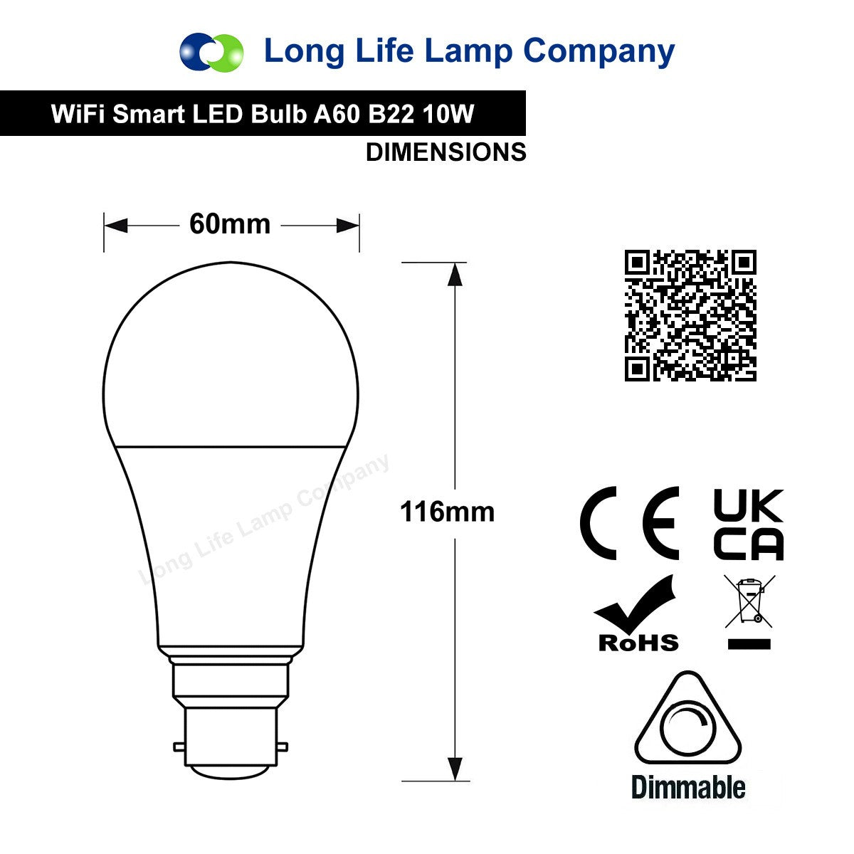 Transform Your Space with the WiFi RGB Smart LED Light Bulb – Compatible with iOS, Android, Amazon Alexa & Google Home