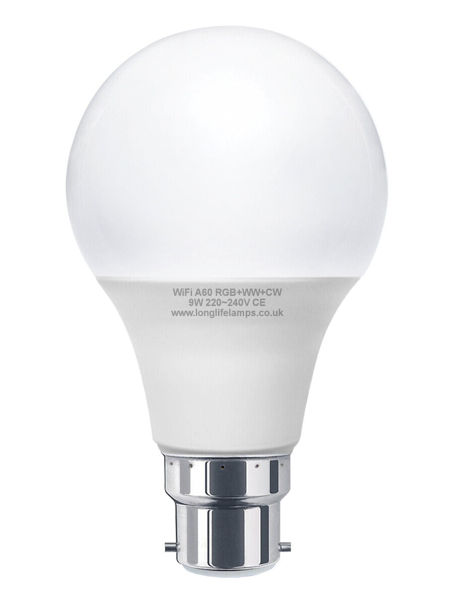 Transform Your Space with the WiFi RGB Smart LED Light Bulb – Compatible with iOS, Android, Amazon Alexa & Google Home