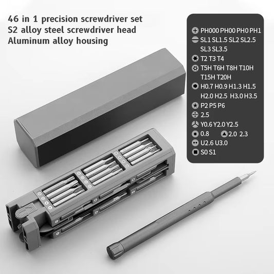 Precision Screwdriver Set 8 32 43 46 in 1 Torx Hex Phillips Magnetic Screwdriver Bit Phone Watch Laptop Mini Repair Tool Set